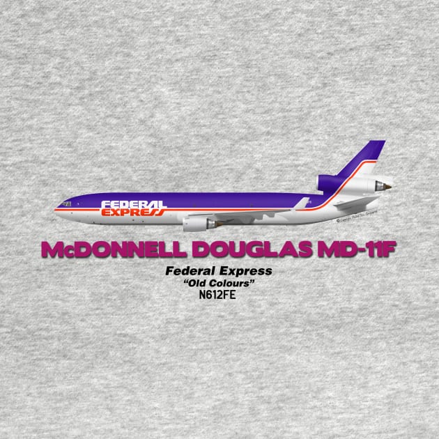 McDonnell Douglas MD-11F - Federal Express "Old Colours" by TheArtofFlying